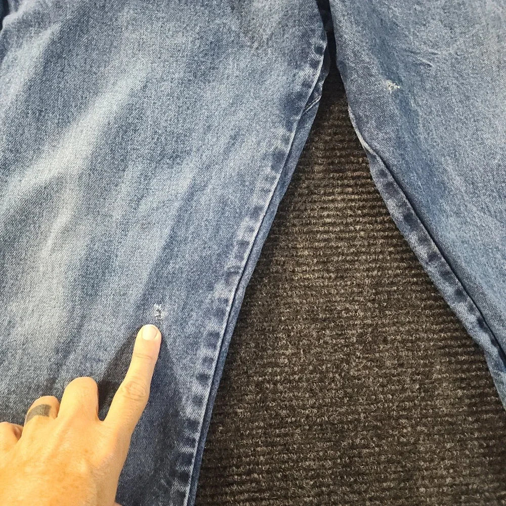 Wrangler FR Flame Resistant Relaxed Fit Jeans Blue FR31MWZ Mens 36x34